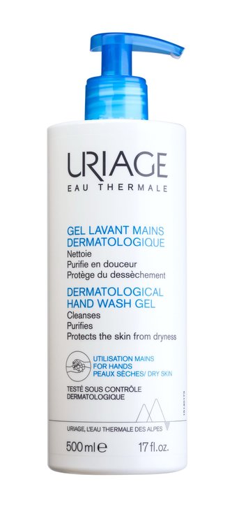 Uriage Dermatological Tekuté mýdlo Hand Wash Gel 500 ml unisex