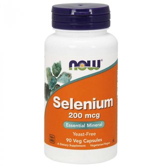Selen 200 mcg - NOW Foods - 90 kaps.
