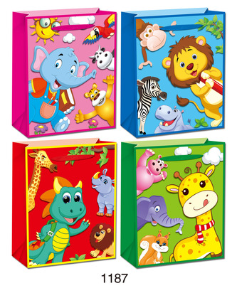 Papírová taška - Zvířata