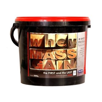 Gainer Whey Mass Gain 3000 g - Megabol - karamel - 3000 g