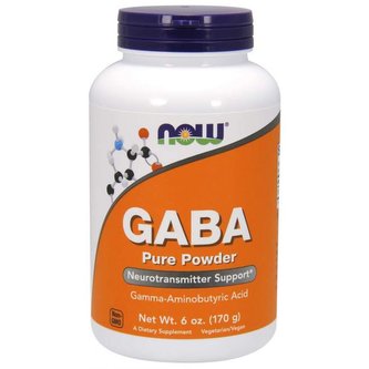 GABA Pure Powder - NOW Foods - 170 g