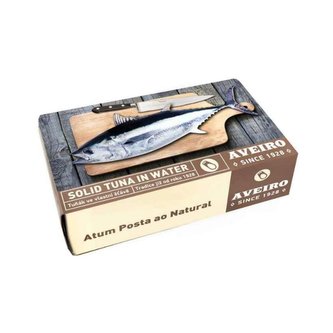 Tuňák ve vlastní šťávě 120 g - Aveiro - tuňák ve vlastní šťávě - 25 x 120 g