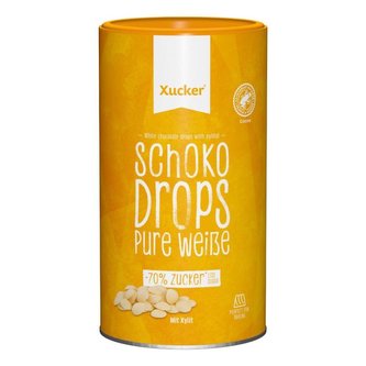 White Chocolate Drops - Xucker - bílá čokoláda - 750 g