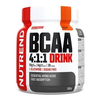 BCAA 4:1:1 Drink - Nutrend - pomeranč - 300 g
