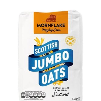 Celozrnné ovesné vločky Scottish Jumbo Oats 1,5 kg - Mornflake - 1500 g