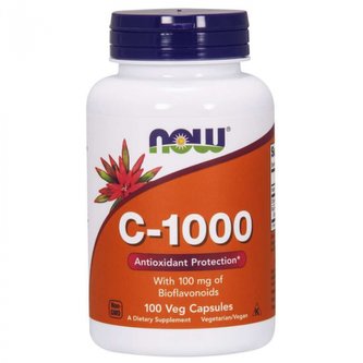 Vitamín C 1000 mg - NOW Foods - 100 kaps.