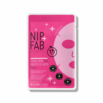 NIP + FAB Plátýnková maska na obličej Salicylic Fix (Sheet Mask) 25 ml woman