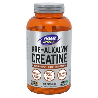 Kre-Alkalyn® Kreatin - NOW Foods - 120 kaps.