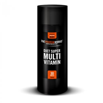 Diet super multivitamín - The Protein Works - 30 tab.