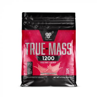 Gainer True Mass 1200 4800 g - BSN - jahoda - 4800 g