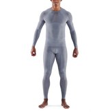 Kompresní tričko Long Sleeve Series-5 Grey - SKINS - Velikost: L