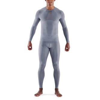 Kompresní tričko Long Sleeve Series-5 Grey - SKINS - Velikost: L Kompresní tričko Long Sleeve Series-5 Grey - SKINS - Velikost: L