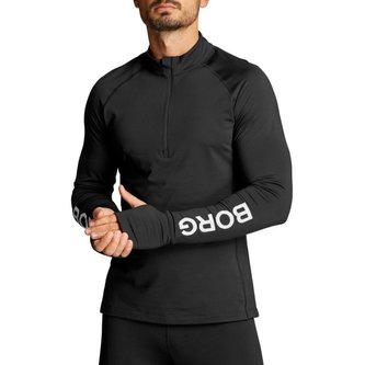 Mikina Midlayer Half Zip černá - BJÖRN BORG - Velikost: M Mikina Midlayer Half Zip černá - BJÖRN BORG - Velikost: M