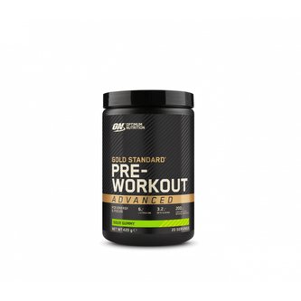 Předtréninkový stimulant Gold Standard Pre Workout ADVANCED - Optimum Nutrition - ovocný punč - 525 g Předtréninkový stimulant Gold Standard Pre Workout ADVANCED - Optimum Nutrition - ovocný punč - 525 g