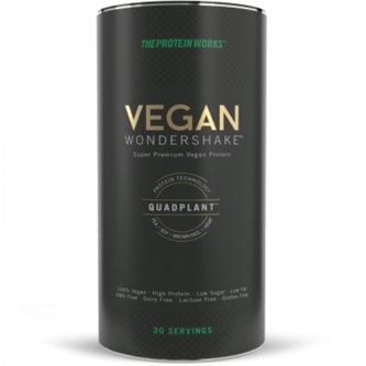 Vegan Wondershake - The Protein Works - dvojitá čokoláda - 750 g