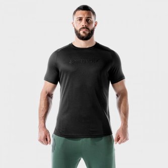 Tričko LAB360º Recycled Mesh Tee černé - SQUATWOLF - Velikost: L