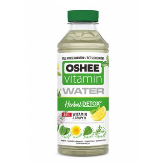 Vitamínová voda s bylinkami - OSHEE - bylinky / máta - 555 ml