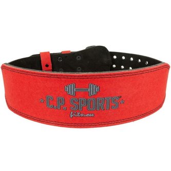 Fitness opasek Komfort Red - C.P. Sports - Velikost: S - červená