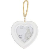 Fotorámeček srdce bílé