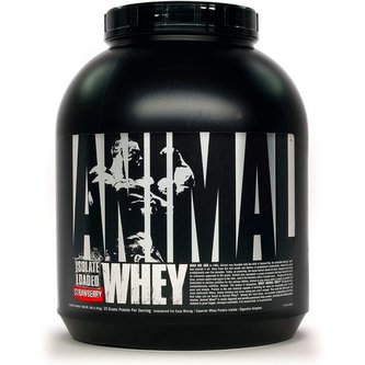 Protein Animal Whey - Universal Nutrition - jahoda - 2270 g