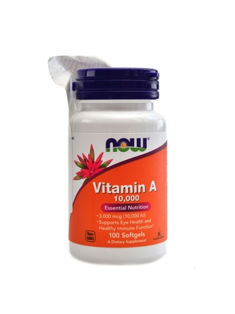 Now Foods - Vitamin A 10000 IU 100 softgel kapslí