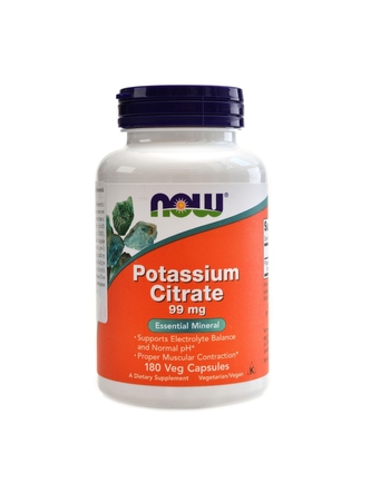Now Foods - Potassium citrate 99 mg 180 kapslí