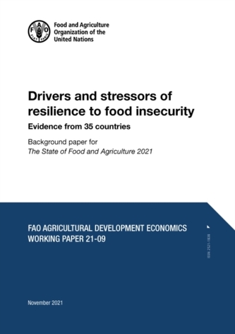 Drivers and stressors of resilience to food insecurity Drivers and stressors of resilience to food insecurity