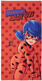 Dětský ručník - osuška Lady Bug: Miraculous (70 x 140 cm)