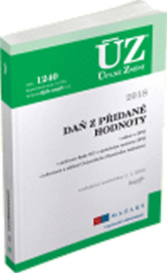 ÚZ č. 1240 - Daň z přidané hodnoty 2018 ÚZ č. 1240 - Daň z přidané hodnoty 2018