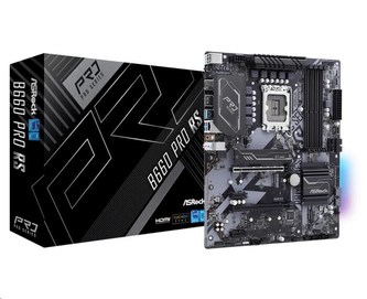 ASRock MB Sc LGA1700 B660 PRO RS, Intel B660, 4xDDR4, 1xDP, 1xHDMI