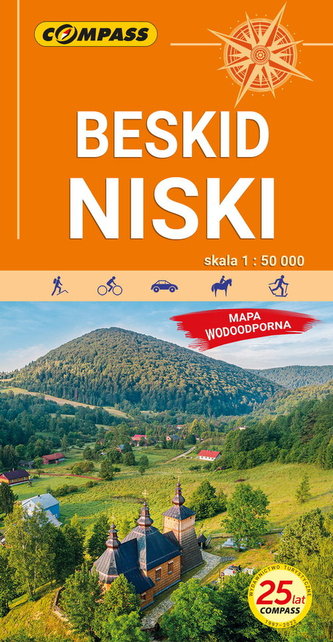 Beskid Niski Mapa laminowana
