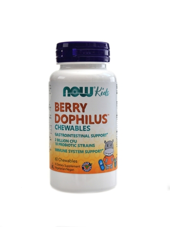 Now Foods - Berry dophillus kids probiotika 60 tablet