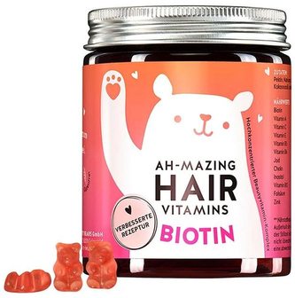Bears With Benefits Ah-mazing vitaminy pro zdravé vlasy s biotinem 45 ks