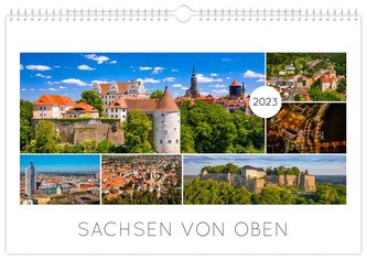 Kalender Sachsen von oben 2023