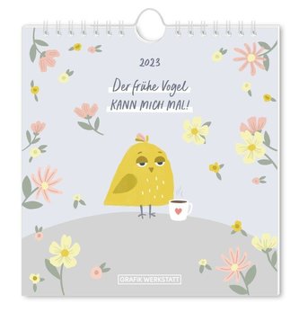 Der frühe Vogel 2023 Postkartenkalender