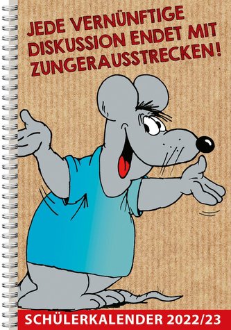 Uli Stein - Schülerkalender 2022/2023 mit 12 Postkarten und 2 Stickerbögen