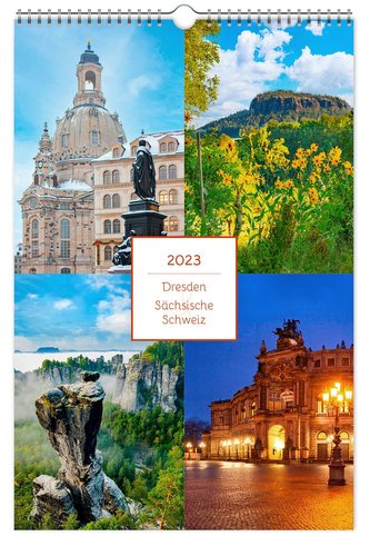 Kalender Dresden und Sächsische Schweiz (Elbsandsteingebirge) 2023