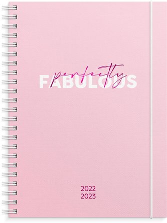 Kalender Senator A5 Story Rosa 2022/2023