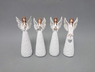 Anděl stříbrné srdce střední