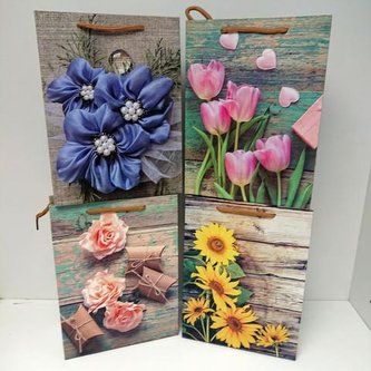 Taška design květiny velká