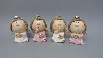 Andělíček růžový a bílý