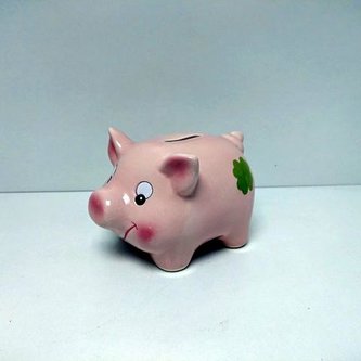 Prase kasička růžové menší