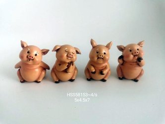 Prasátko polyston 7cm - 1 KS
