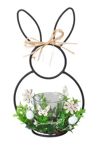 Králík kovový s kalíškem