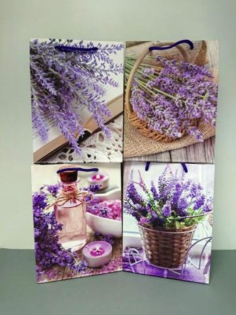 Taška motiv levandule velká