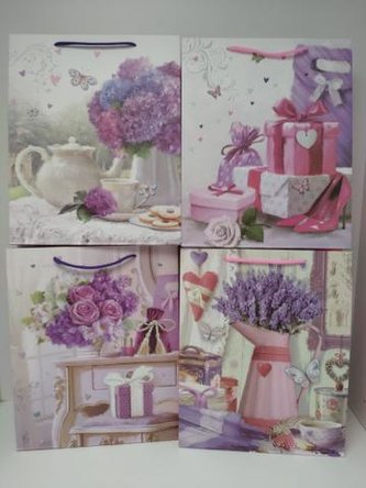 Taška zátiší s květinou velká