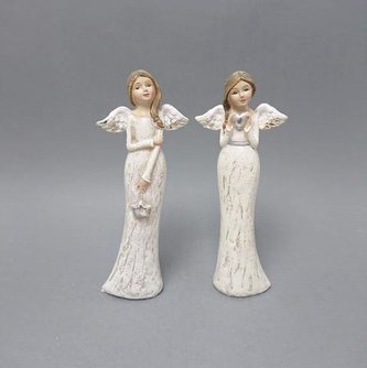 Anděl bílý s culíkem menší