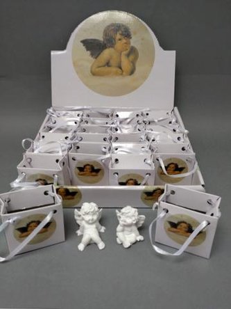 Andělíček mini bílý v taštičce