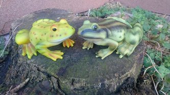 Žába polyston zelená větší