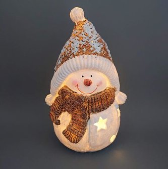 Sněhulák svítící menší